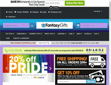 Tablet Screenshot of fantasygiftsmn.com